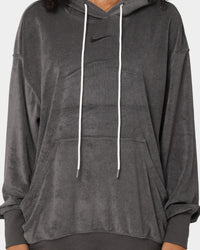 Nike Women's Nike Sportswear French Terry Oversized Pullover Hoodie Anthracite/Black
