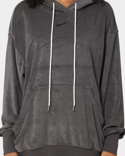 Nike Women's Nike Sportswear French Terry Oversized Pullover Hoodie Anthracite/Black