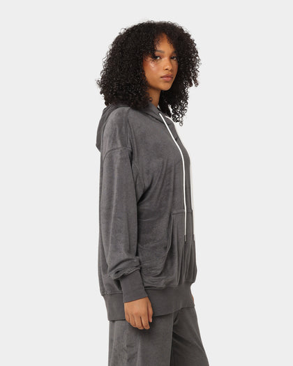 Nike Women's Nike Sportswear French Terry Oversized Pullover Hoodie Anthracite/Black