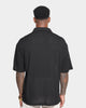 XXIII Robert Slub Knit Polo Shirt Black