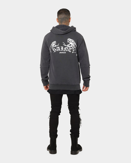 Saint Morta Venomous New Age Vintage Hoodie Vintage Black