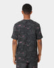 Adidas Trefoil All Over Print T-Shirt Black/Grey Six