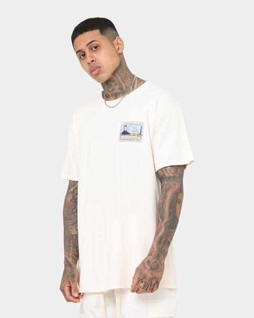 Goat Crew X Ol' Dirty Bastard ID Card Short Sleeve T-Shirt Off White