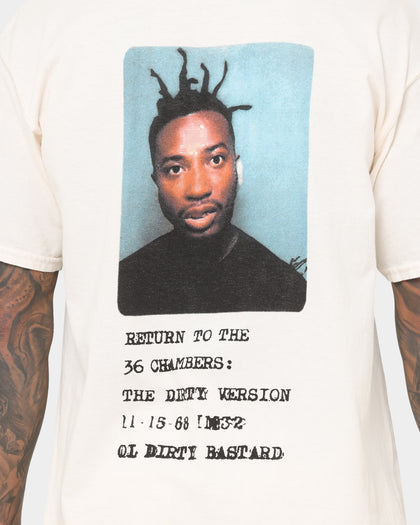 Goat Crew X Ol' Dirty Bastard ID Card Short Sleeve T-Shirt Off White