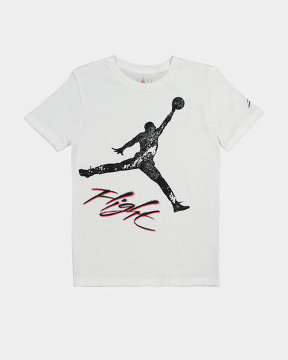 Jordan Kids' Jumpman Flight Throw T-Shirt White