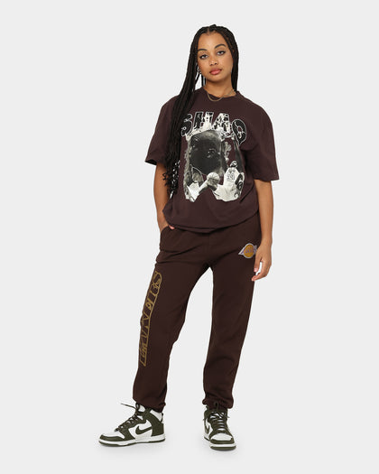 Mitchell & Ness Los Angeles Lakers Shaquille O'Neal Baroque T-Shirt Baroque Brown