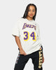 Mitchell & Ness Los Angeles Lakers Shaquille O'Neal #34 N&N T-Shirt White Marle
