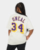 Mitchell & Ness Los Angeles Lakers Shaquille O'Neal #34 N&N T-Shirt White Marle