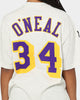 Mitchell & Ness Los Angeles Lakers Shaquille O'Neal #34 N&N T-Shirt White Marle