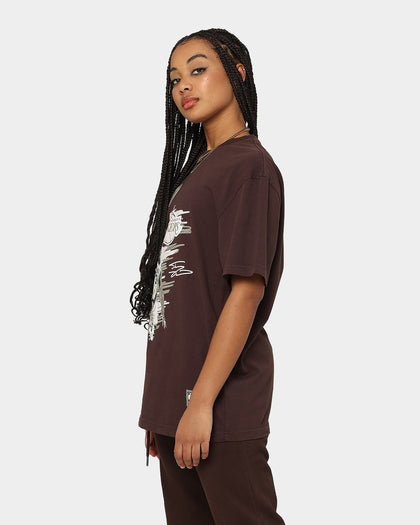 Mitchell & Ness Los Angeles Lakers Shaquille O'Neal Scribble T-Shirt Baroque Brown