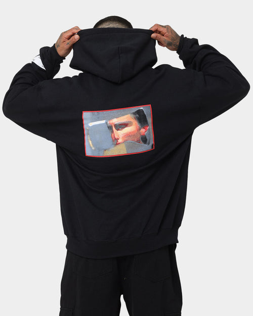 Goat Crew X American Psycho American Psycho Vintage Hoodie Black