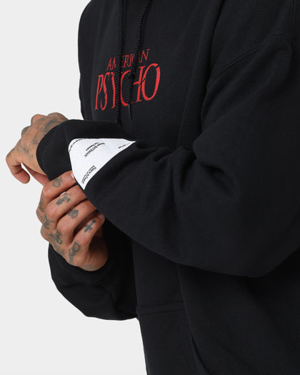 Goat Crew X American Psycho American Psycho Vintage Hoodie Black