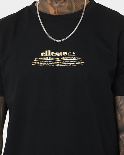 Ellesse Russano T-Shirt Black/Gold
