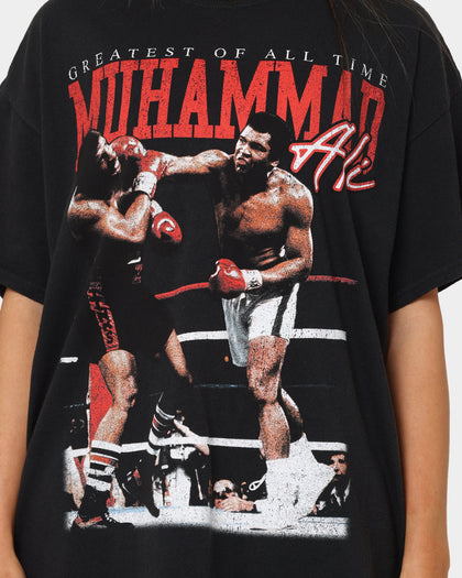 Goat Crew X Muhammad Ali Knock Out T-Shirt Black Wash