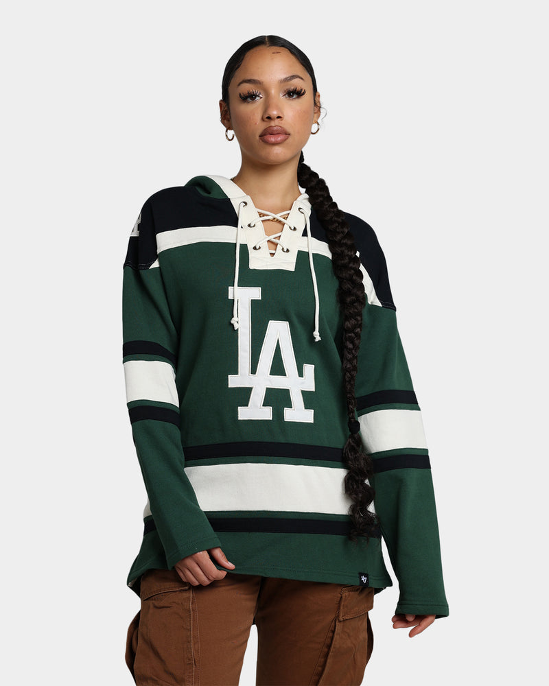 47 Brand Los Angeles Dodgers Superior Lacer Hoodie Dark Green
