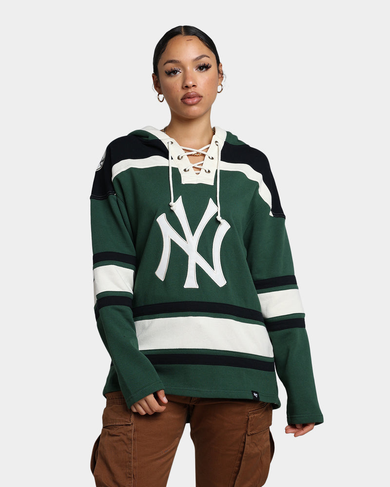 47 Brand New York Yankees Superior Lacer Hoodie Dark Green