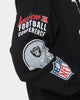 Majestic Athletic Las Vegas Raiders Puff Print Patch Hoodie Faded Black