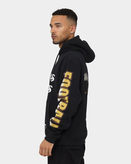 Majestic Athletic Las Vegas Raiders Puff Print Patch Hoodie Faded Black