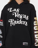 Majestic Athletic Las Vegas Raiders Puff Print Patch Hoodie Faded Black