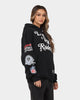 Majestic Athletic Las Vegas Raiders Puff Print Patch Hoodie Faded Black