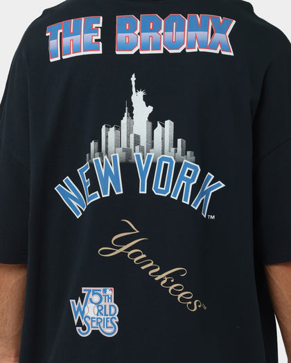 Majestic Athletic New York Yankees Puff Print Patch Oversized T-Shirt True Navy