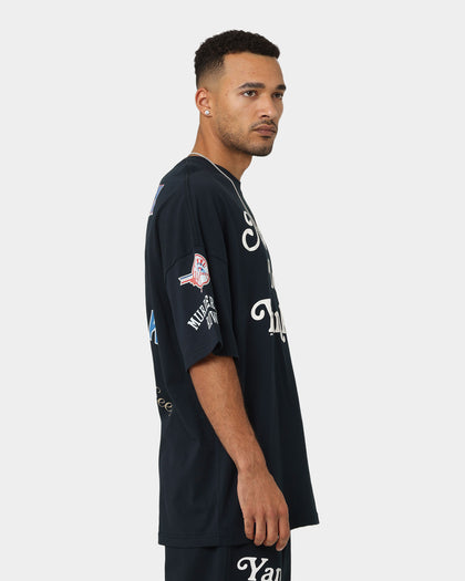 Majestic Athletic New York Yankees Puff Print Patch Oversized T-Shirt True Navy
