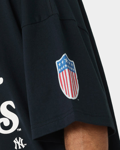 Majestic Athletic New York Yankees Puff Print Patch Oversized T-Shirt True Navy