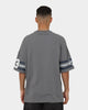 Majestic Athletic New York Yankees Champion Arch Stripe Oversized T-Shirt Gunmetal Grey
