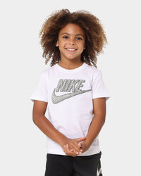 Nike Kids' Faux Jersey Mesh Futura T-Shirt White