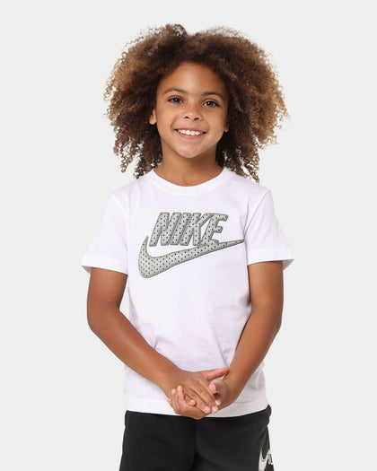 Nike Kids' Faux Jersey Mesh Futura T-Shirt White
