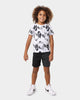 Nike Kids' Futura Branding All-Over Print T-Shirt White