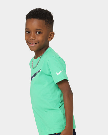 Nike Kids' Ribbon Swoosh T-Shirt Green Shock