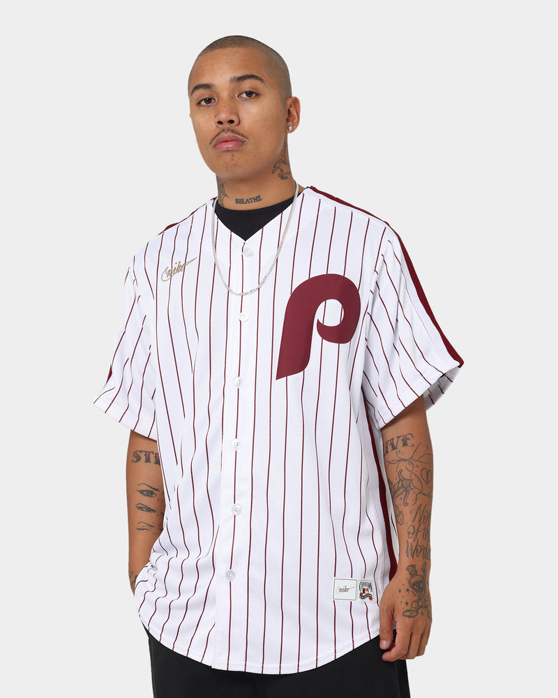 Nike Philadelphia Phillies Official Cooperstown Jersey White/Maroon