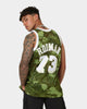 Mitchell & Ness Los Angeles Lakers Dennis Rodman #73 '98-'99 Camo Swingman Jersey Green Camo