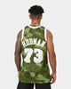 Mitchell & Ness Los Angeles Lakers Dennis Rodman #73 '98-'99 Camo Swingman Jersey Green Camo