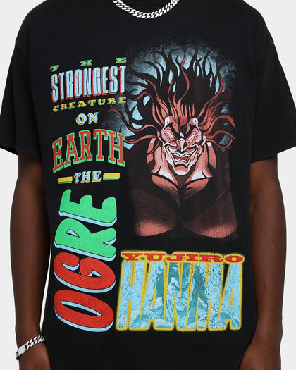 Goat Crew X Baki Hanma Yurijo Vintage T-Shirt Black Wash