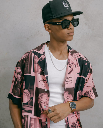 Carré X Marilyn Monroe Button Up Shirt Pink