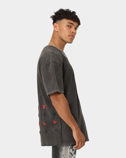 Ksubi X Juice Wrld 999 Biggie Vintage T-Shirt Faded Black