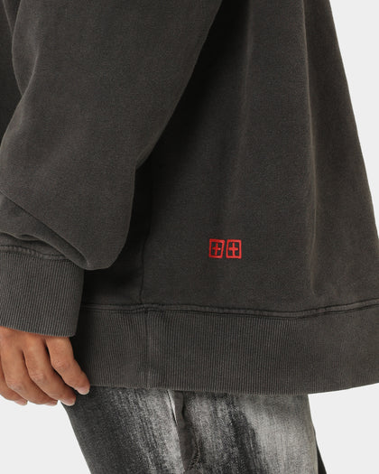 Ksubi X Juice Wrld 999 Wrld Biggie Hoodie Faded Black