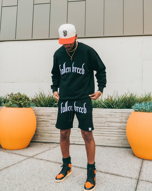 Fallen Breed Logo Crewneck Black
