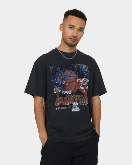 Mitchell & Ness Chicago Bulls 1993 Champions T-Shirt Faded Black