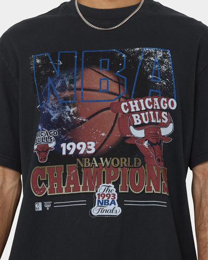 Mitchell & Ness Chicago Bulls 1993 Champions T-Shirt Faded Black