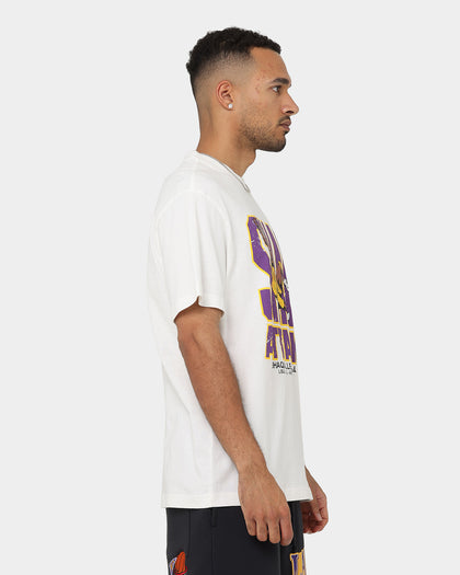 Mitchell & Ness Shaquille O'Neal Los Angeles Lakers Shaq Attack Vintage T-Shirt Vintage White