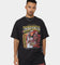 Mitchell & Ness Seattle Sonics VS Chicago Bulls 1996 Finals T-Shirt Faded Black