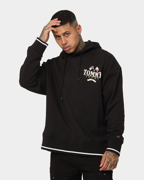 Tommy Jeans TJM Skater Prep Back Hoodie Black