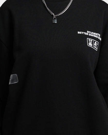 Students Golf Better Swing Bureau Crewneck Black