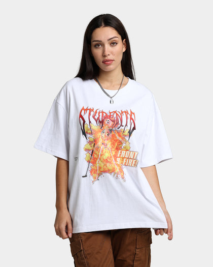 Students Golf Front 9 Fire T-Shirt White