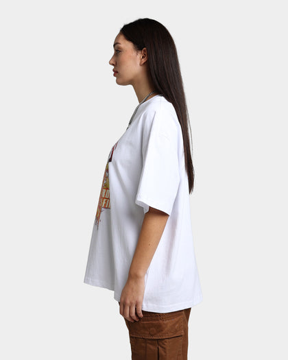 Students Golf Front 9 Fire T-Shirt White