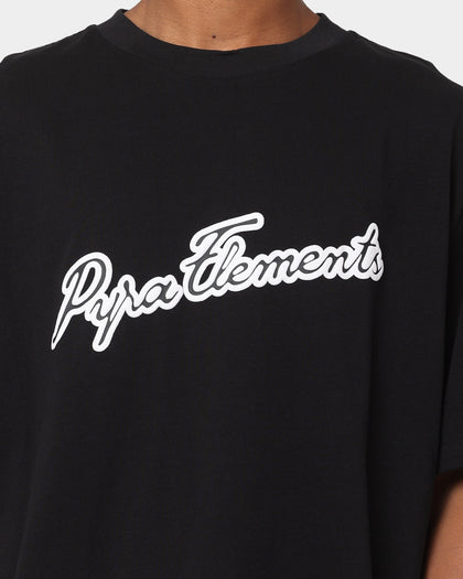 PYRA Script T-Shirt Black/White