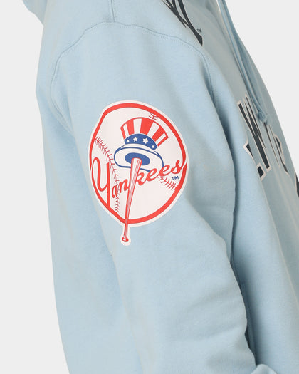 Majestic Athletic New York Yankees World Series Champ Graphic Hoodie Glacial Blue